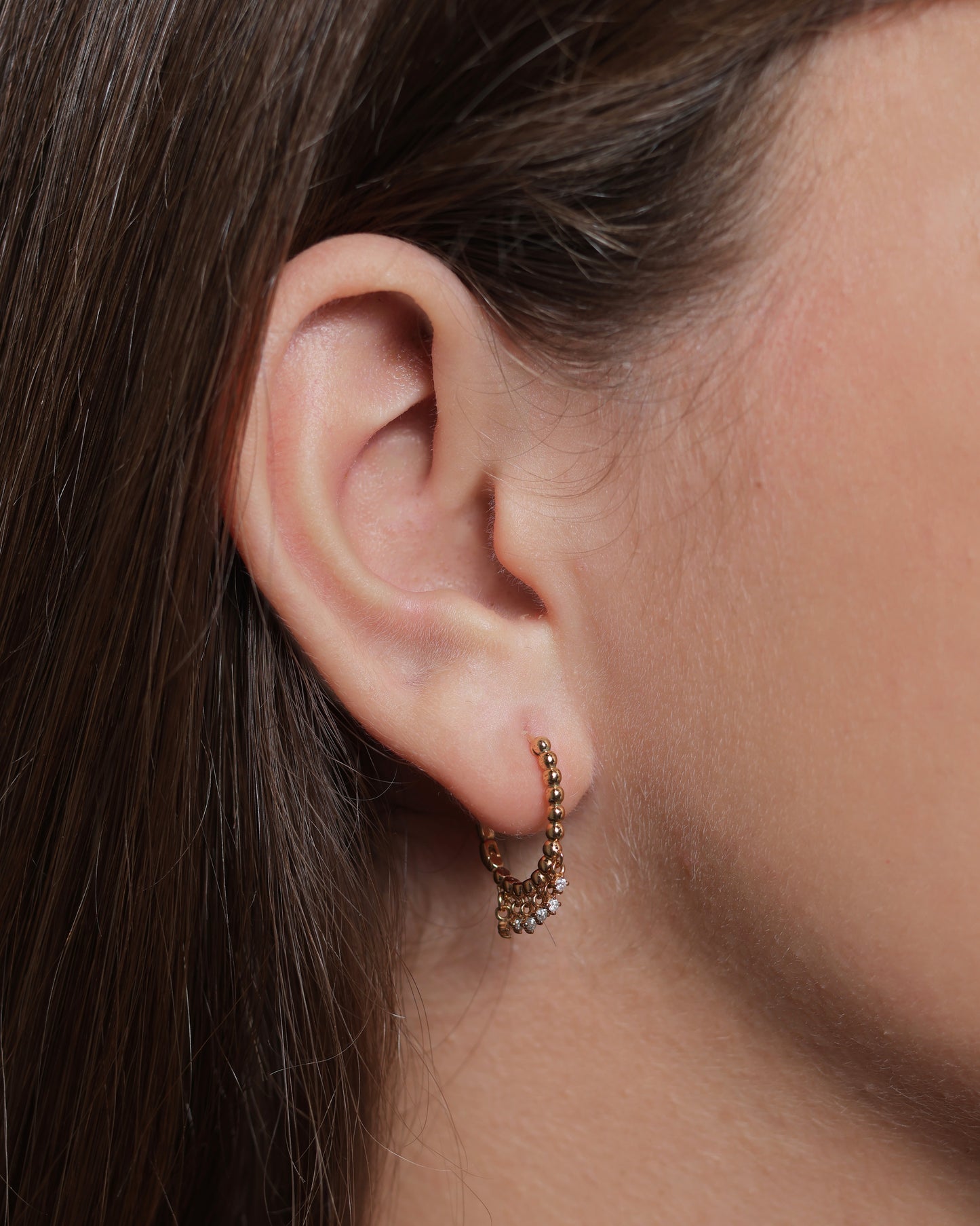 Earring, Closed Hoop (single)