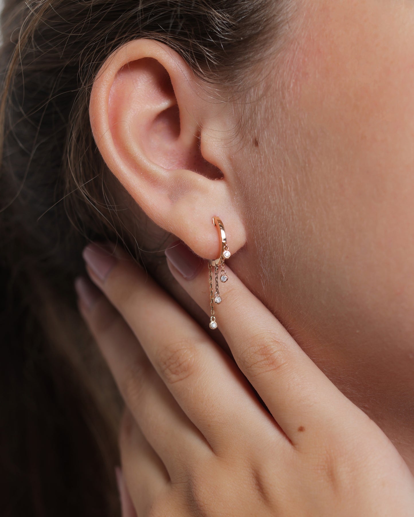 Earring, Closed Hoop (single)