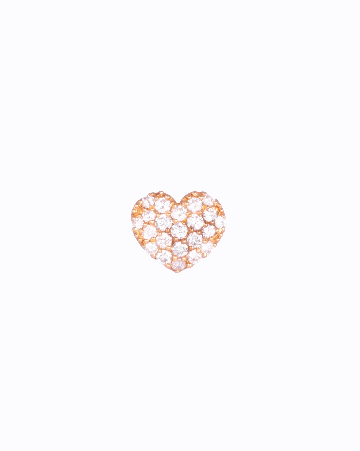 Earring, Heart (single)
