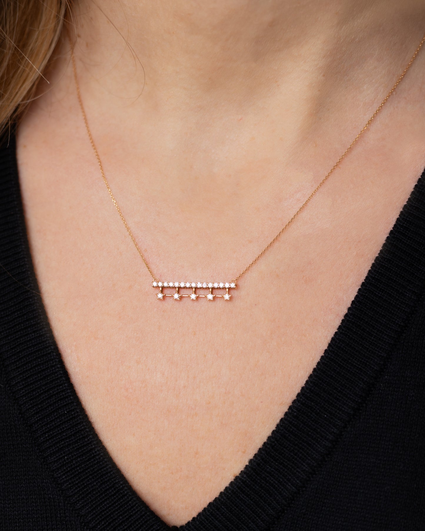 Necklace, Stars Linear
