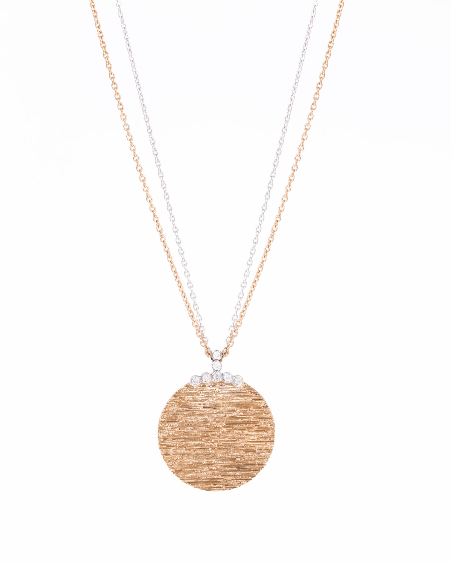 Necklace, Medaille, Double Chain