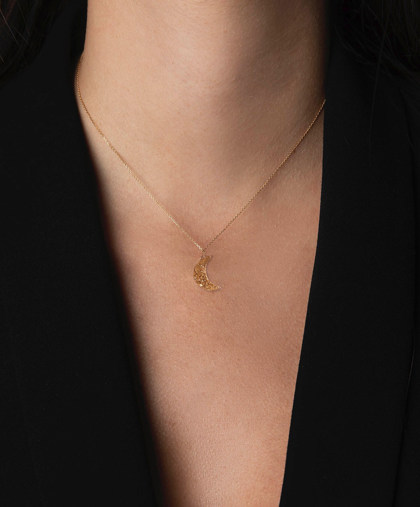 Necklace, Druzy Moon