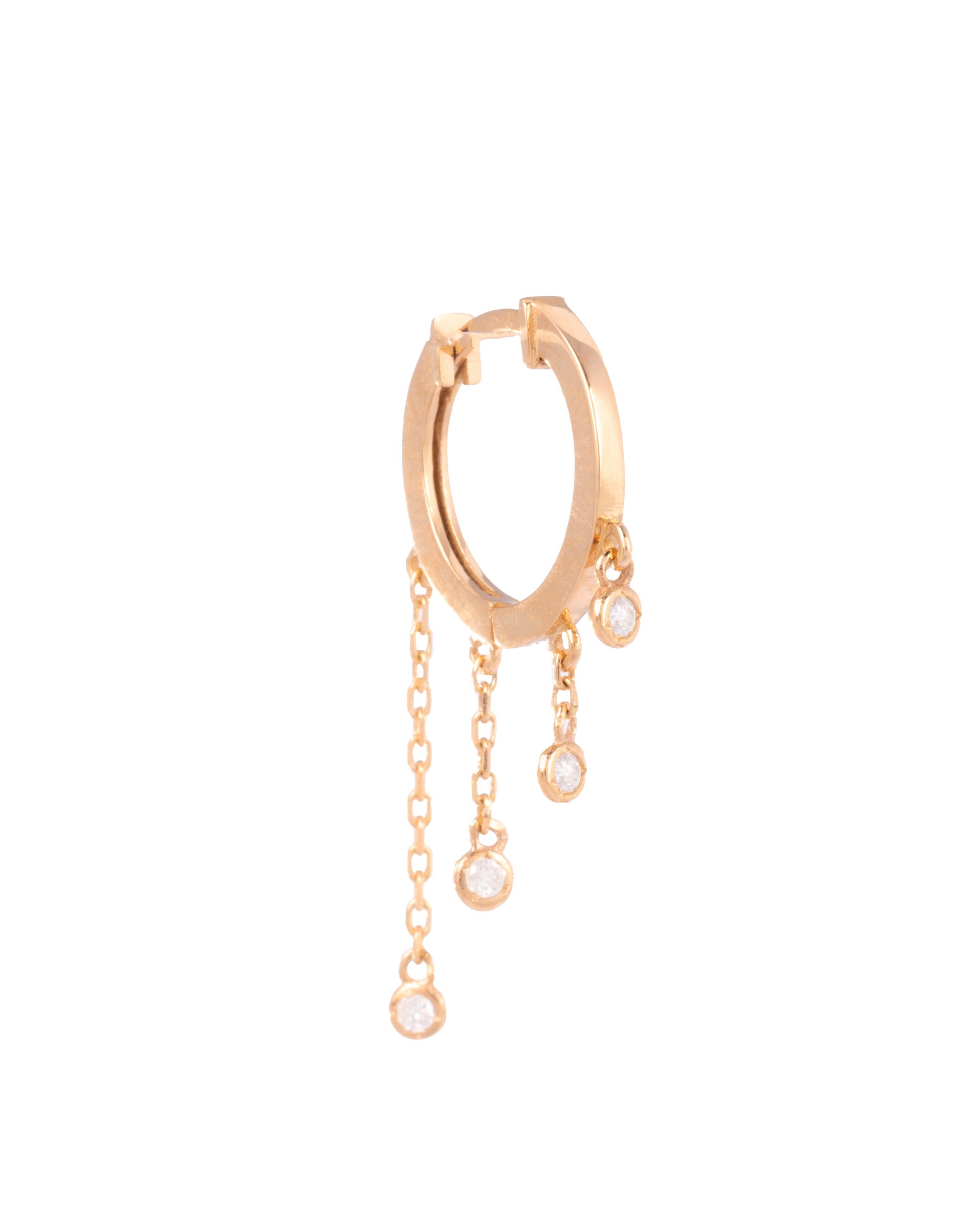 Earring, Closed Hoop (single), GRIFF, Jewelry Lebanese Designer – GRIFF ...