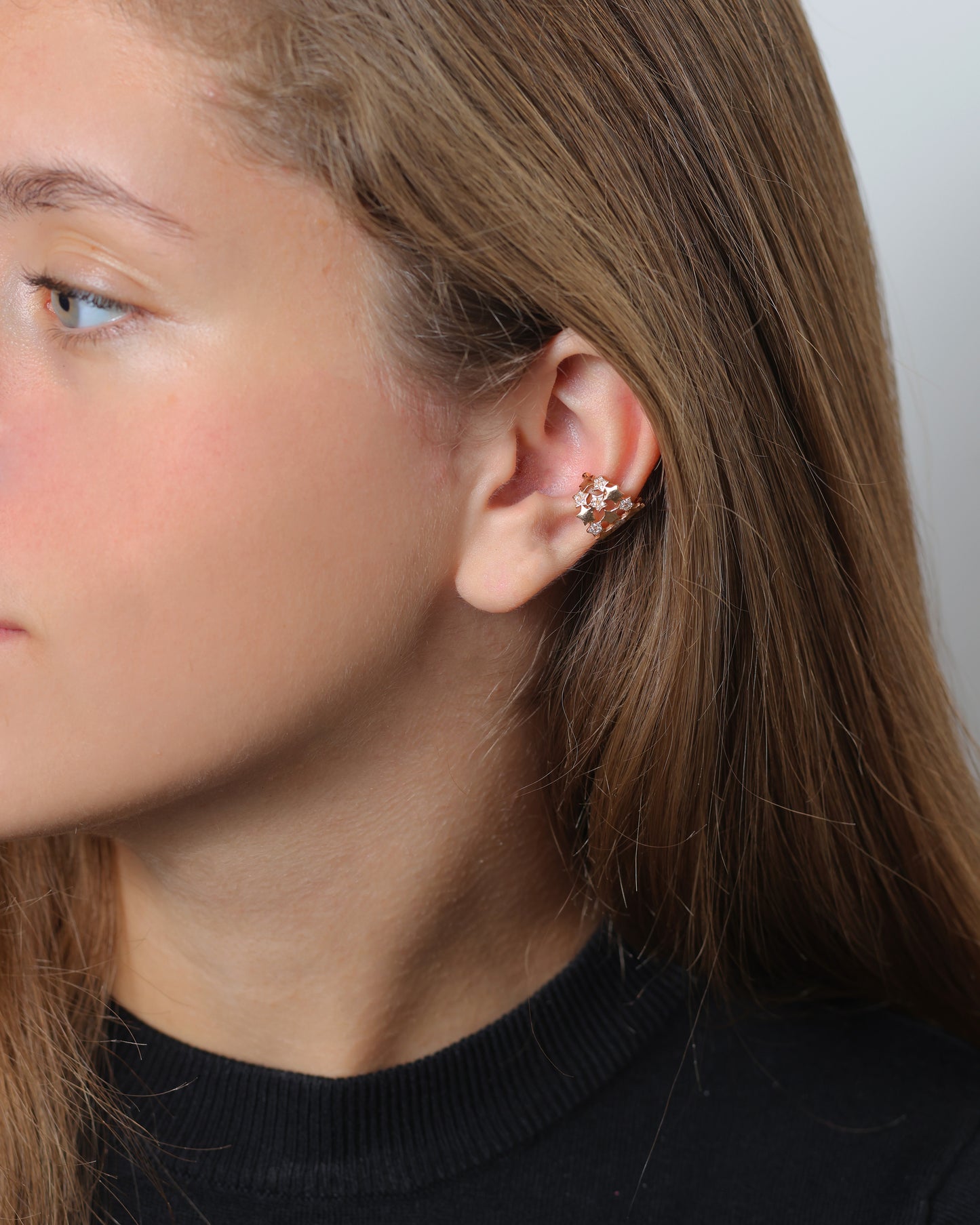 Earring, Stars Earcuff (single)