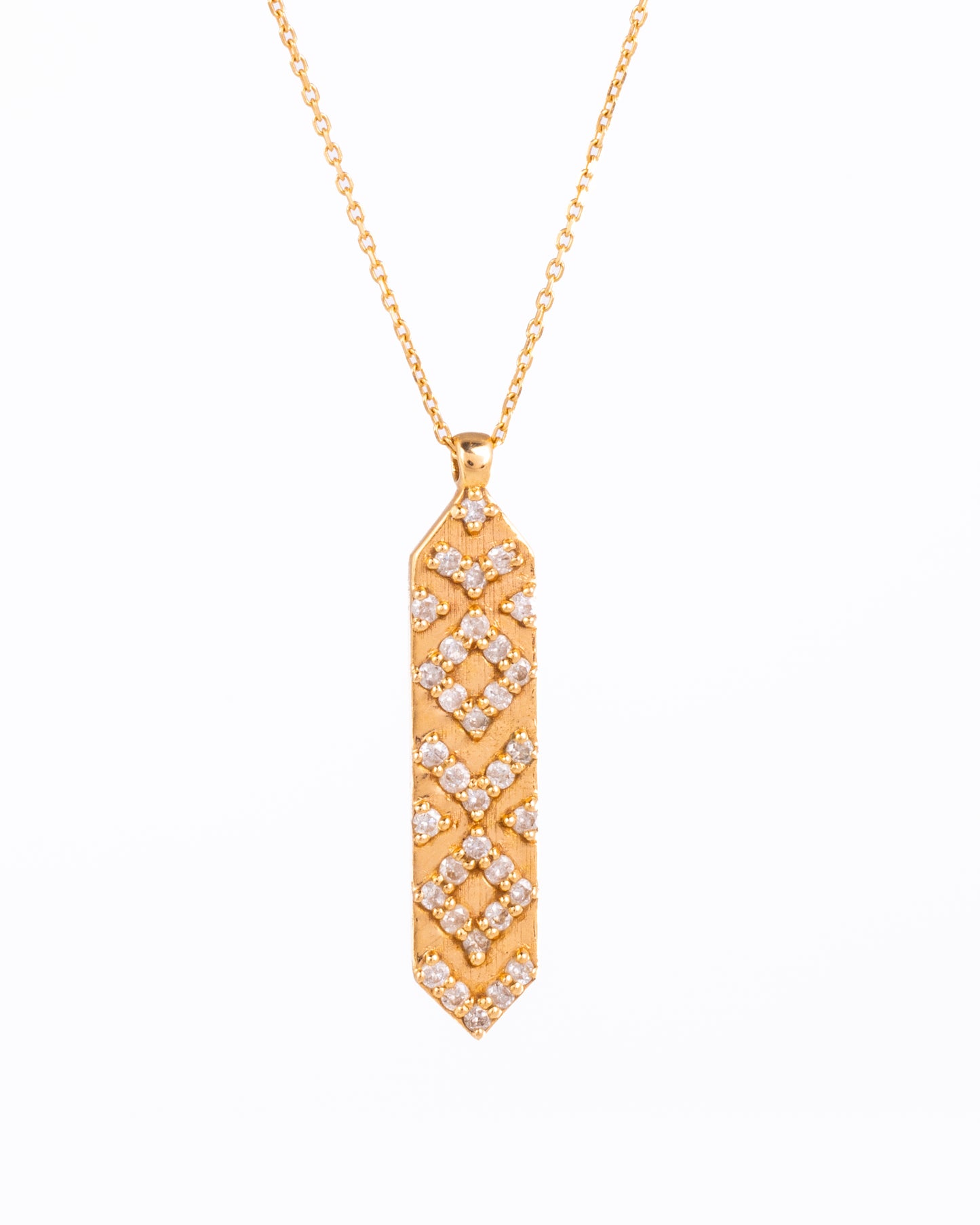 Necklace, Vertical Rectangle