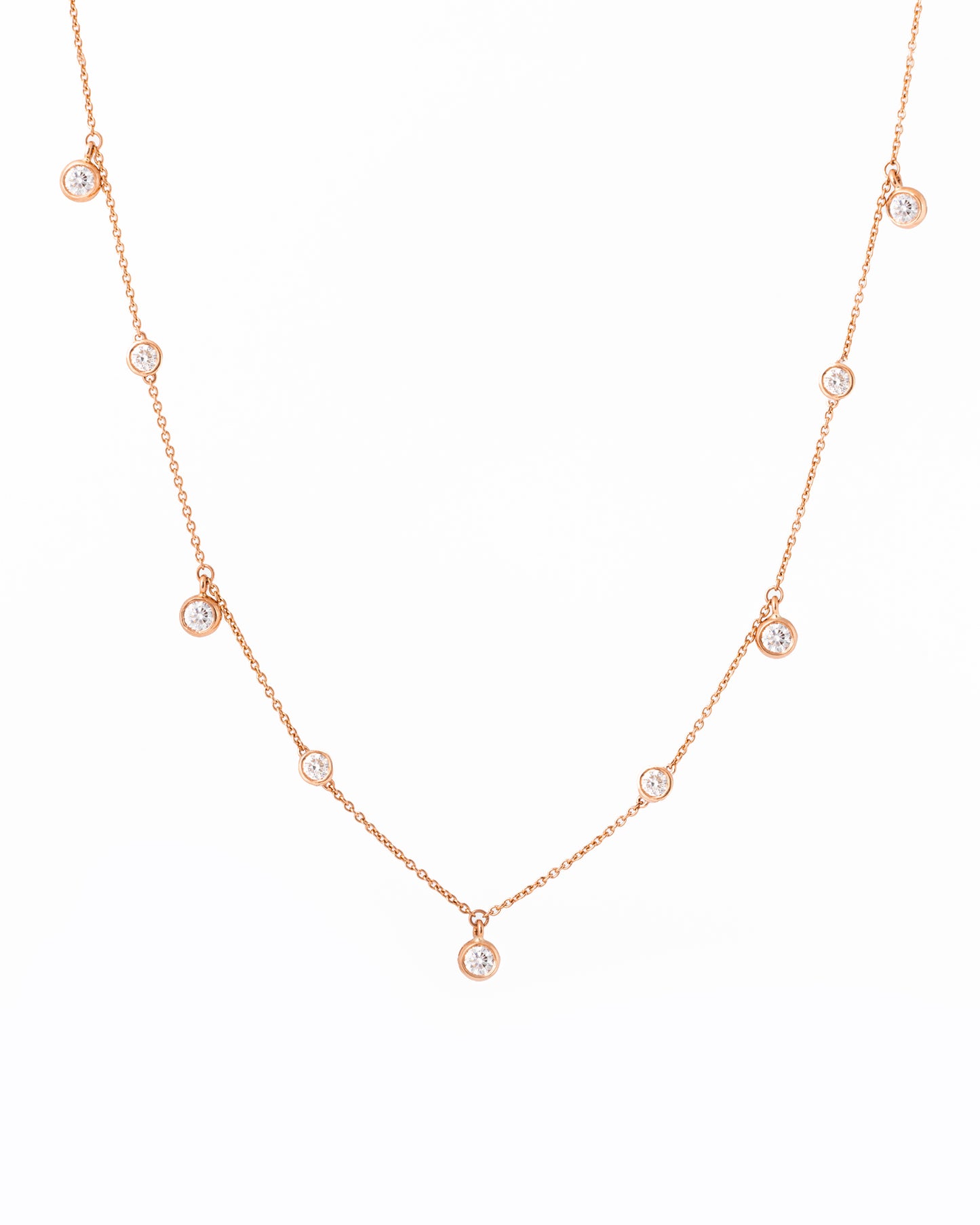 Necklace, Dangled Bezel